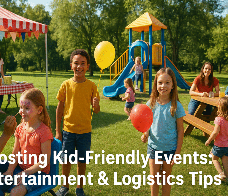 Hosting Kid-Friendly Events: Entertainment & Logistics Tips