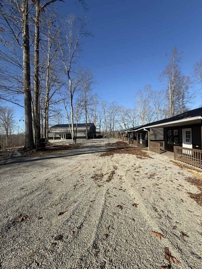 banquet hall with cabins